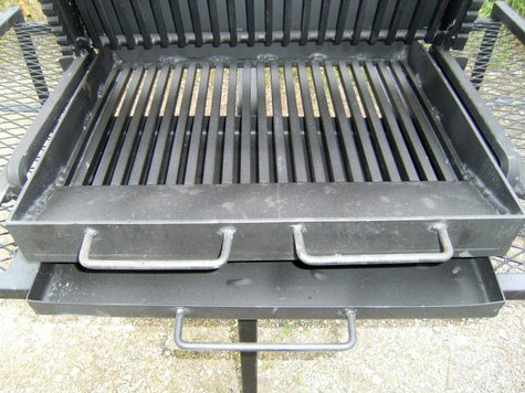 BARBECUE FIXE BELLEFOND VERCORS GRIL HORIZONTAL