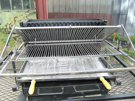 Grille double pour cuisson verticale